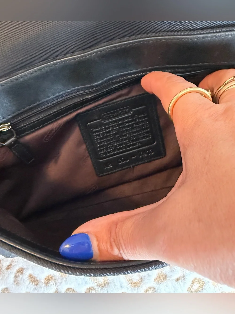 Coach Black Shoulder Bag Medium Women’s